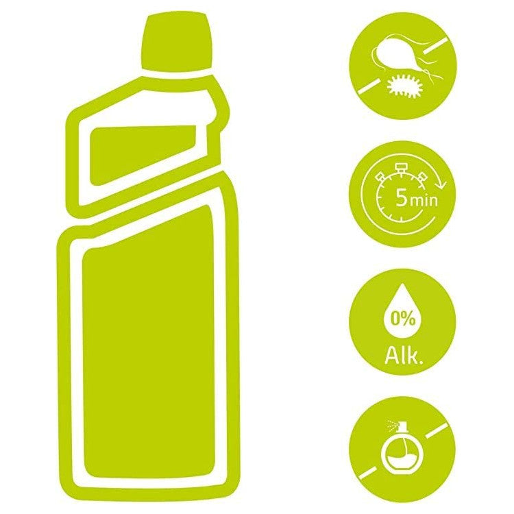 ViPiBaX Giardien EX® Wischkonzentrat Professional Line Natronbleichlauge Biozid 4 1l