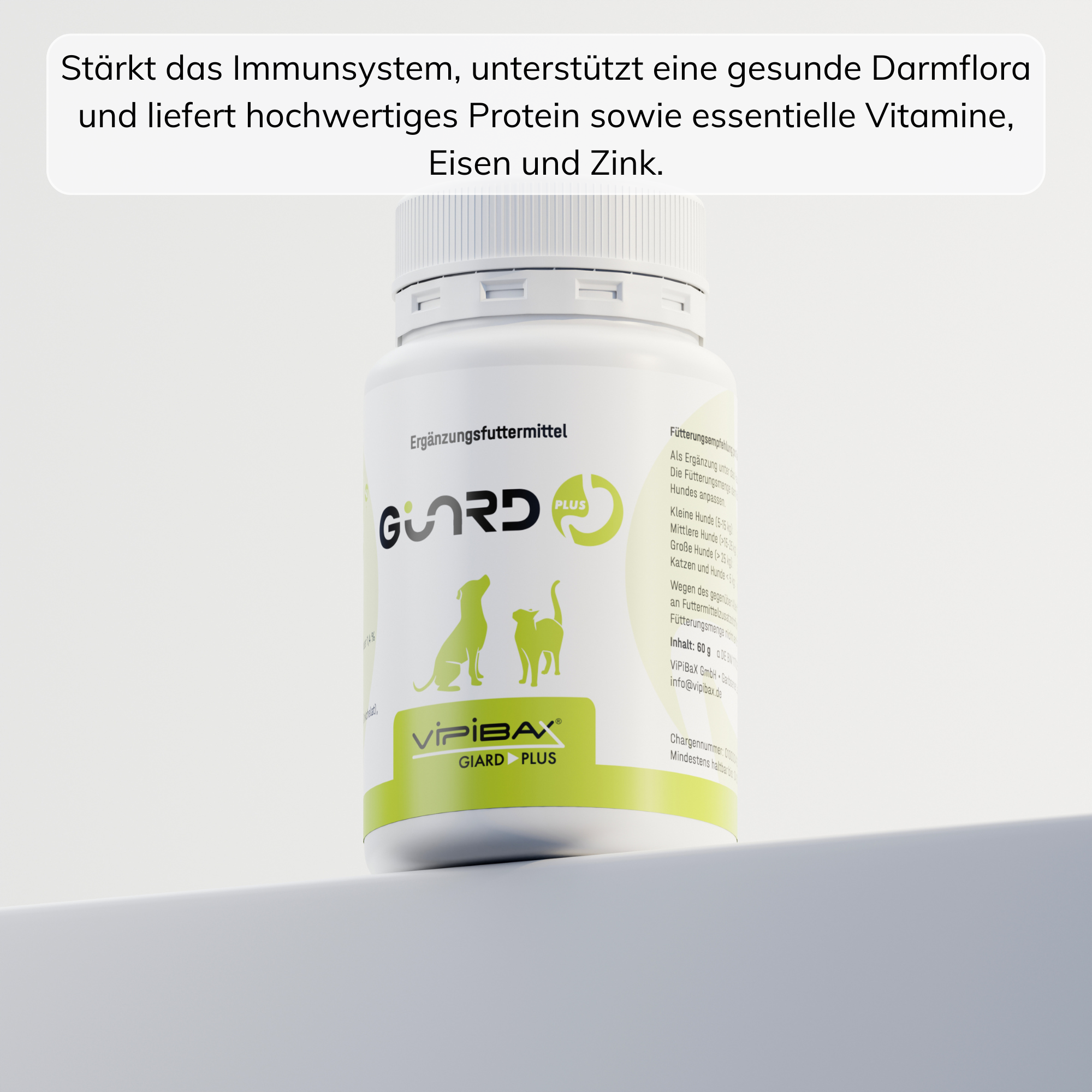 Giard Plus supplementary food against Giardia – for dogs &amp; cats 140g | Best before 12/25