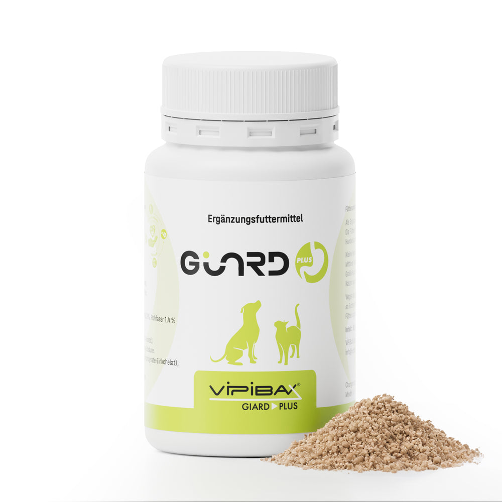 Giard Plus Ergänzungsfuttermittel für Hunde und Katzen, 60 g