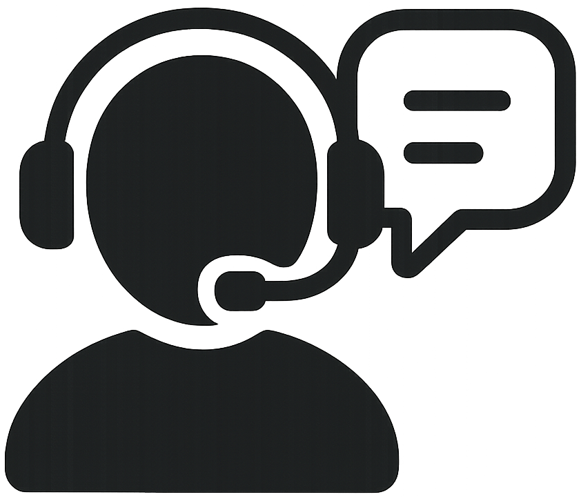 ertsell ein minimalistisches icon, was Kundenservice symbolisiert