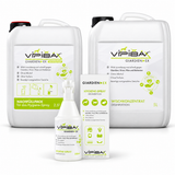 ViPiBaX Giardien EX Hygiene-Komplettset: Hygiene-Spray 500 ml mit Schachtel, Nachfüllpack 2,5 l und Wischkonzentrat 5 l